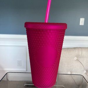 BNWT Starbucks Grande Pink Jelly Tumbler - UK release
